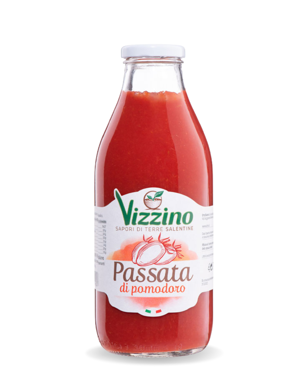 Olio e Sale - Passata di pomodoro fresco varietà San Marzano con foglie di  basilico Vizzino eccellenza del Salento Leccese